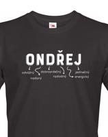 Pánské tričko k svátku s jménem Ondřej