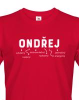 Pánské tričko k svátku s jménem Ondřej