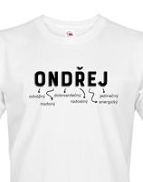 Pánské tričko k svátku s jménem Ondřej
