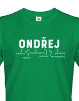 Pánské tričko k svátku s jménem Ondřej
