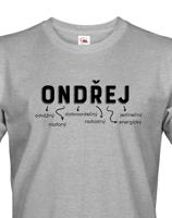Pánské tričko k svátku s jménem Ondřej