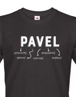 Pánské tričko k svátku s jménem Pavel