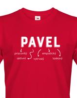 Pánské tričko k svátku s jménem Pavel
