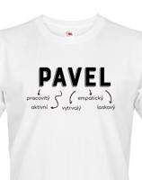 Pánské tričko k svátku s jménem Pavel