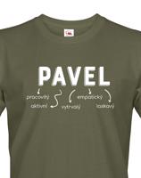 Pánské tričko k svátku s jménem Pavel