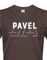 Pánské tričko k svátku s jménem Pavel