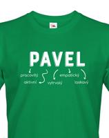 Pánské tričko k svátku s jménem Pavel