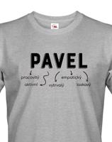 Pánské tričko k svátku s jménem Pavel