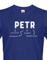 Pánské tričko k svátku s jménem Petr