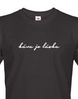 Pánské tričko Káva je láska