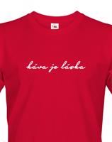 Pánské tričko Káva je láska