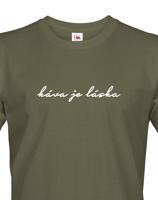 Pánské tričko Káva je láska