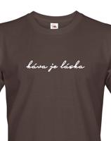 Pánské tričko Káva je láska