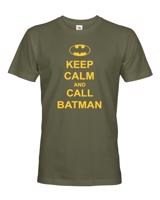 Pánské tričko - Keep calm and call Batman