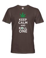 Pánské tričko - Keep calm and roll one