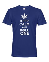 Pánské tričko - Keep calm and roll one