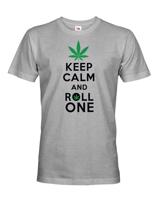 Pánské tričko - Keep calm and roll one