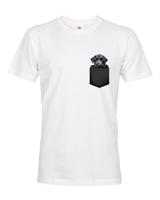 Pánské tričko Kerry blue teriér v kapsičce - kvalitní tisk a rychlé dodání