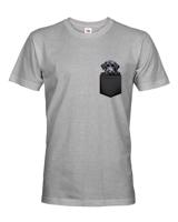 Pánské tričko Kerry blue teriér v kapsičce - kvalitní tisk a rychlé dodání