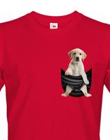 Pánské tričko Labrador v kapsičce - kvalitní tisk a rychlé dodání