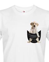 Pánské tričko Labrador v kapsičce - kvalitní tisk a rychlé dodání