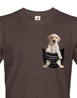 Pánské tričko Labrador v kapsičce - kvalitní tisk a rychlé dodání