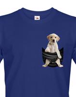 Pánské tričko Labrador v kapsičce - kvalitní tisk a rychlé dodání