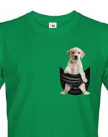 Pánské tričko Labrador v kapsičce - kvalitní tisk a rychlé dodání