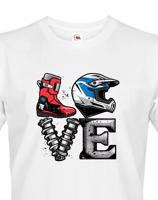 Pánské tričko Love motocross