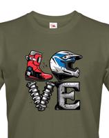 Pánské tričko Love motocross