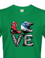 Pánské tričko Love motocross