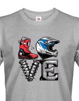 Pánské tričko Love motocross