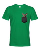 Pánské tričko Mexický naháč v kapsičce - kvalitní tisk a rychlé dodání