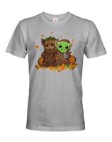 Pánské tričko Mistr Yoda a Groot - ideální pro každého fanouška