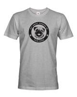 Pánské tričko Mops  -  dárek pro milovníky psů