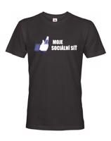Pánské tričko motivem piva Moje sociální síť