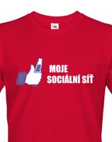 Pánské tričko motivem piva Moje sociální síť
