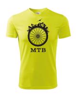 Pánské tričko MTB - pro milovníky horských kol nutnost