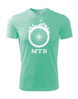 Pánské tričko MTB - pro milovníky horských kol nutnost