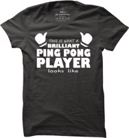 Pánské tričko na pingpong Brilliant ping pong player