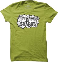 Pánské tričko na plavání Beware Of Sharks
