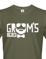 Pánské tričko na rozlučku Grooms crew