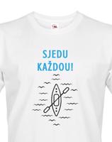 Pánské tričko na vodu Sjedu každou! - nejlevnější dopravné