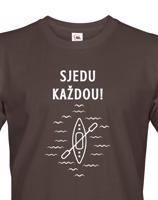 Pánské tričko na vodu Sjedu každou! - nejlevnější dopravné