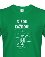 Pánské tričko na vodu Sjedu každou! - nejlevnější dopravné