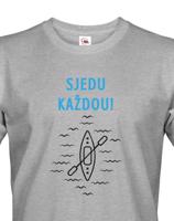 Pánské tričko na vodu Sjedu každou! - nejlevnější dopravné