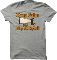 Pánské tričko na volejbal Keep calm