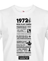 Pánské tričko narozeninové noviny 1972