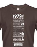 Pánské tričko narozeninové noviny 1972