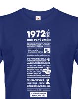 Pánské tričko narozeninové noviny 1972